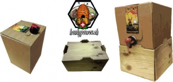 Bag-in-Box Ausschranständer für 5 und 10 l Bag-in-Box Kartonagen