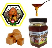 Caramel-Honig, Schweizer Bienenhonig vermischt mit Caramel 100g
